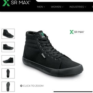 New in box slip resistant canvas ‘combat style’ sneakers 6.5